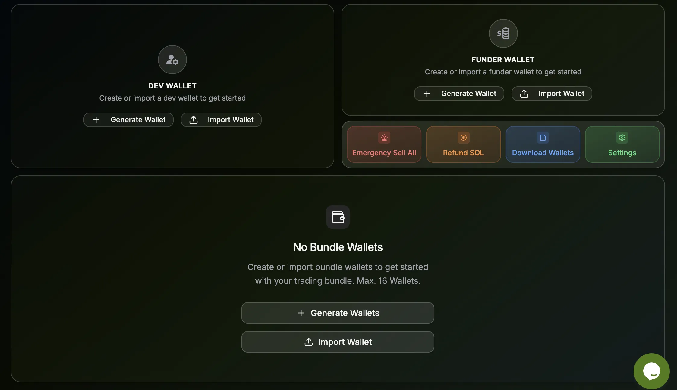 Generate and Import Wallets